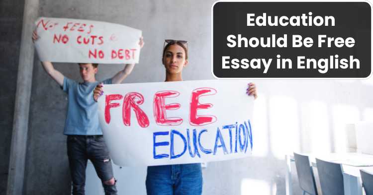 Education Should Be Free